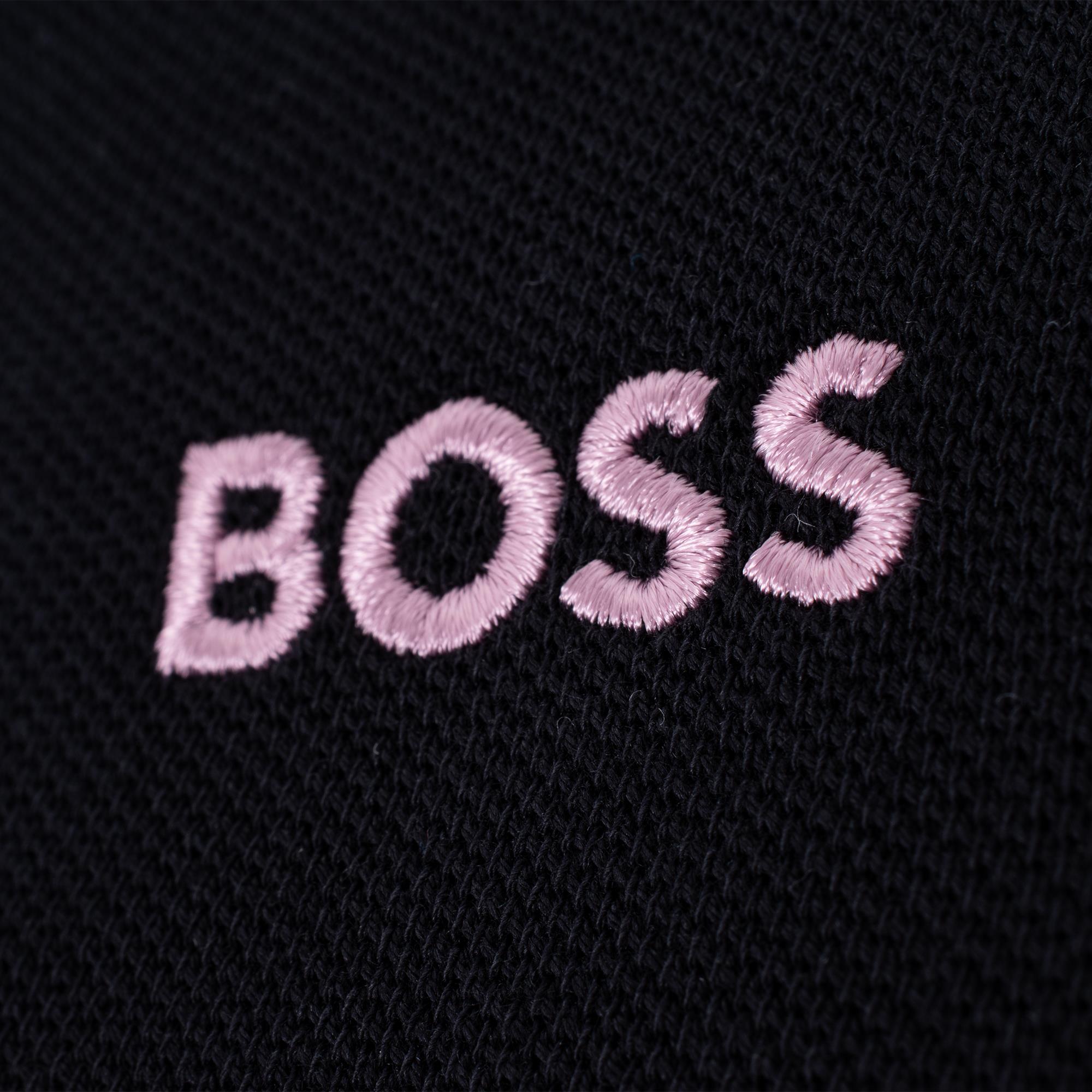 Boss Paddy Cotton Pique Mens Polo Shirt Navy